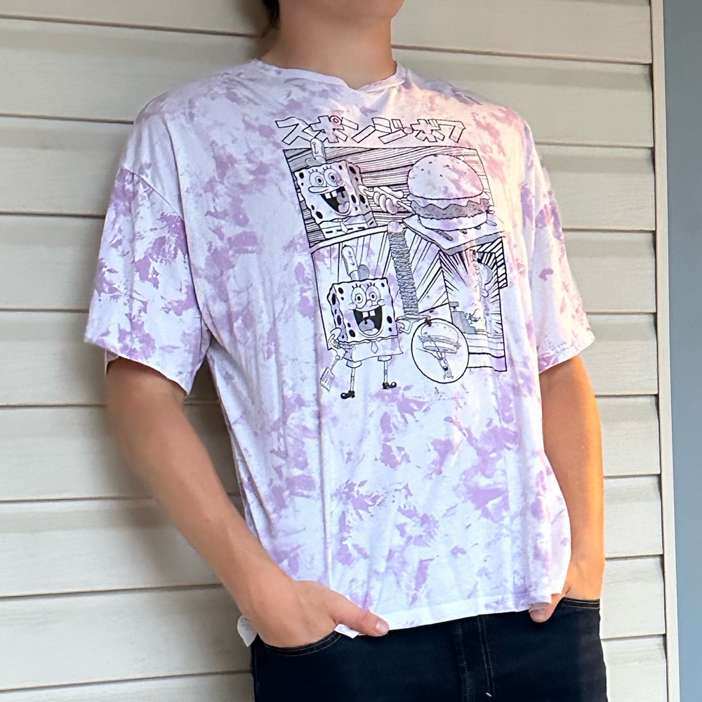 XXL SpongeBob anime shirt